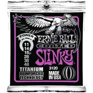 Ernie Ball - Power Slinky électrique en titane revêtu - 11-48