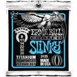 Ernie Ball - Raquette électrique en titane avec revêtement extra-slinky - 8-38