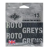 Rotosound - Cordes de guitare lourdes RotoGreys - 13-54