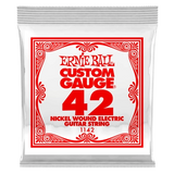 Corde simple pour guitare électrique Ernie Ball, filée en nickel, .042