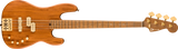 Charvel Guitars - Basse San Dimas PJ IV Pro-Mod, touche en érable caramélisé - Acajou naturel