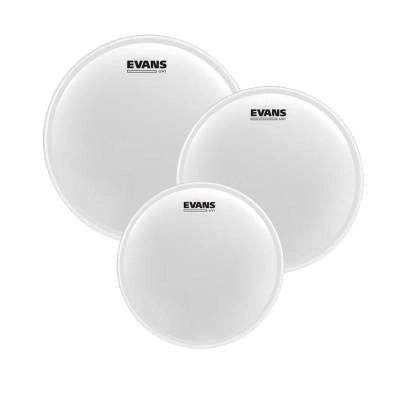 Evans - Pack de peaux de batterie UV1 - 10/12/16 avec 14 peaux GRATUITES