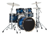 Yamaha - Batterie Stage Custom Birch 5 pièces (20, 10, 12, 14, SD) avec accessoires - Bleu profond Sunburst