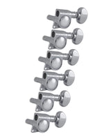Grover - Mécaniques Mini Rotomatic à verrouillage - Chrome 6 en ligne