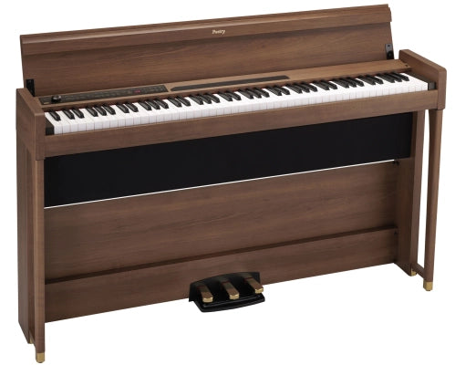 Korg - POETRY Piano numérique droit élégant 88 touches RH3 avec lecture audio Bluetooth et finition bois