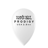Ernie Ball - Prodigy White Teardrop Picks 2.0mm - 6 Pack