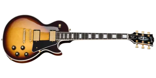 Gibson - Les Paul Custom 70s Electric Guitar with Hardshell Case - Tobacco Burst