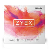 Corde de Mi grave D'Addario Orchestral - Zyex Basse, diapason 3/4 - Tension légère