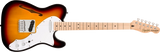 Squier - Série Affinity Telecaster Thinline, touche en érable - Sunburst 3 couleurs