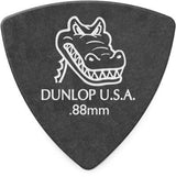 Dunlop - Médiators triangulaires Gator Grip (paquet de 6) - 0,88 mm
