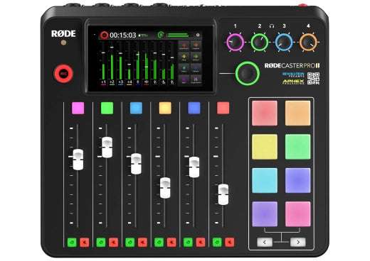 RODE - RODECaster Pro II Integrated Audio Production Studio - Black ...