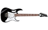 Ibanez - Guitare électrique Signature JEM Junior Steve Vai avec incrustations de vigne - Noir