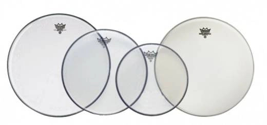 Remo - Emperor Tom Pack Clear Drumheads 10, 12, 16 w/BA-0114-00