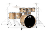 Pacific Drums - Kit de fûts 7 pièces en érable Concept (22, 8, 10, 12, 14, 16, SD) - Vernis naturel