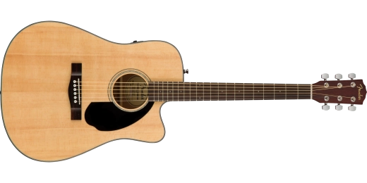 Fender - CD-60SCE Dreadnought, touche en noyer - Naturel