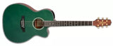 Takamine - LTD2025 Guitare acoustique/électrique avec housse - Antique Evergreen