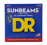 DR Strings - Cordes Sunbeams nickelées/à âme ronde pour basse à diapason court (45-125)