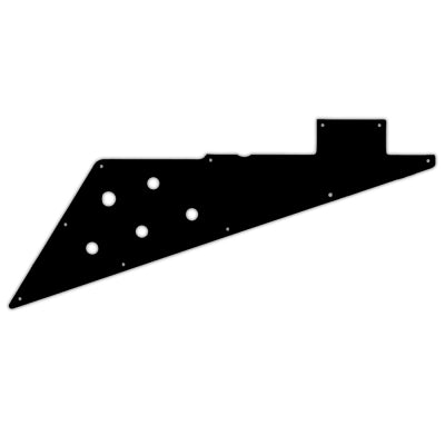 WD Music - Plaque de protection personnalisée pour Gibson Flying V Original Collection (2019-présent) - Noir/Blanc/Noir/Blanc/Noir