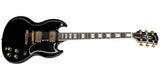 Gibson Custom Shop - SG Custom avec touche en ébène - Ébène brillant