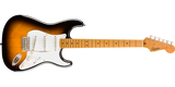Squier - Stratocaster Classic Vibe 50s avec manche et touche en érable - Sunburst bicolore