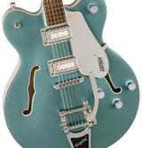 Guitares Gretsch - G5622T-140 RARE Electromatic 140e anniversaire Double Platinum Center Block avec Bigsby, touche en laurier - Finition bicolore Stone Platinum/Pearl Platinum