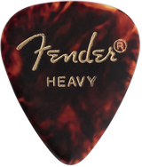 Fender - Médiators de guitare classiques en celluloïd imitation écaille de tortue, forme 351 - Épais (paquet de 144)