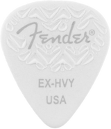 Fender - 351 Shape Wavelength Celluloid Picks, 6-Pack - X-Heavy, White