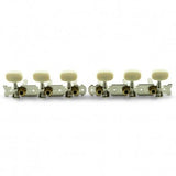 WD Music - 3-On-A-Plate Steel String Tuning Machines - Chrome
