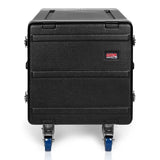 Gator - Base de rack 10U avec roulettes, pour racks audio de console