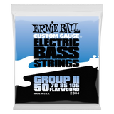 Ernie Ball - Cordes pour basse à filets plats Groupe II - .050-.105