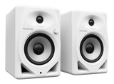 Pioneer DJ - DM-50D-W 5-inch Desktop Monitor System (Pair) - White
