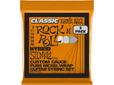 Ernie Ball - Lot de 3 cordes hybrides Slinky Rock N Roll pour guitare électrique 9-46