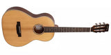 Gold Tone - The Parlor All Solid Wood Acoustic/Electric Guitar with Gigbag - Satin Natural