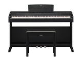 Yamaha - YDP-145 ARIUS Piano numérique standard avec banquette et pédalier 3 pédales - Noir