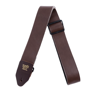 Bracelet Ernie Ball Tri-Glide en cuir italien marron
