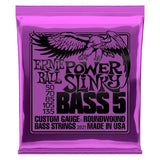Cordes de basse 5 cordes Ernie Ball Nickel Wound Power Slinky - .050-.135