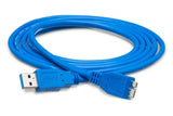 Câble Hosa - SuperSpeed ​​USB 3.0 Type A vers Micro-B - 1,8 m