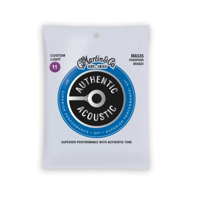 Martin - Authentic Acoustic SP 92/8 Phosphor Bronze - Cordes Custom Light 11-52