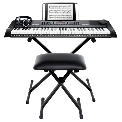 Pack clavier Alesis Harmony 61 MK3 avec banc, support, casque et pédale de sustain