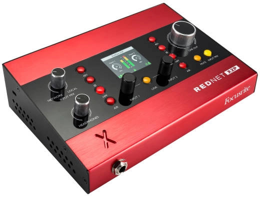 Focusrite - RedNet X2P 2x2 Dante Audio Interface w/ Red Evolution Mic Pres