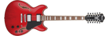 Ibanez - AS Artcore 12-String Semi-Hollowbody Electric Guitar - Transparent Cherry Red