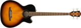 Fender - FA-450CE Acoustic/Electric Bass, Laurel Fingerboard - 3-Colour Sunburst