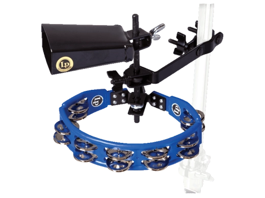 Percussions latines - Tambourin Cyclope et cloche de la série City avec support