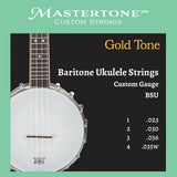 Cordes pour ukulélé baryton Gold Tone