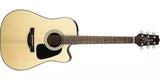 Takamine - Guitare acoustique/électrique Dreadnought à pan coupé - Naturel