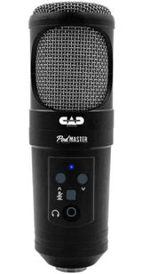CAD Audio - Microphone professionnel USB PodMaster Super D pour diffusion et podcasting avec perche