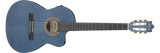 Ibanez - Guitare acoustique/électrique classique GA5FMTCE - Myrtille à pores ouverts