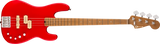 Charvel Guitars - Pro-Mod San Dimas Bass PJ IV, Caramelized Maple Fingerboard - Satin Ferrari Red