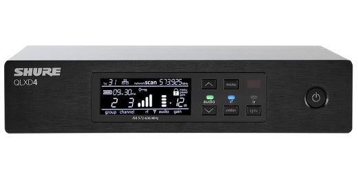 Shure - QLXD4 Half-Rack Digital Wireless Receiver (H50 Band)