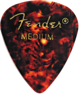 Fender - Classic Celluloid Tortoise Shell Guitar Picks, 351 Shape - Medium (144 Pack)